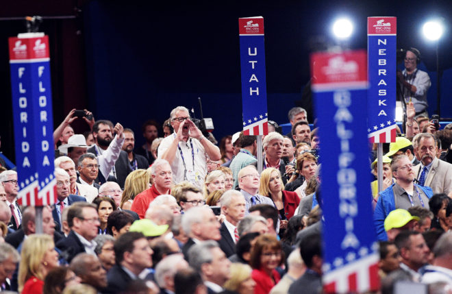 At the Republican Convention, Millennials Search for Signs Of the Future